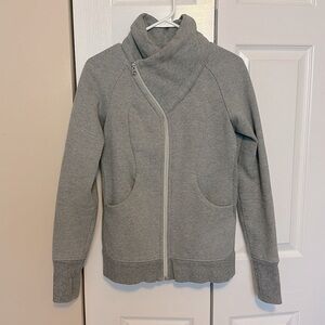 Lululemon Gray zip up jacket size 6